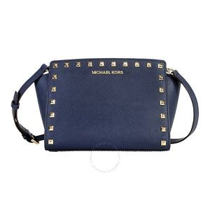 MICHAEL KORS Selma Medium Studded Leather Bag